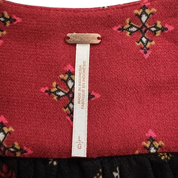 Free People Where We Roam Wrap Surplus Top Sz Large NWOT - Picture 4 of 7